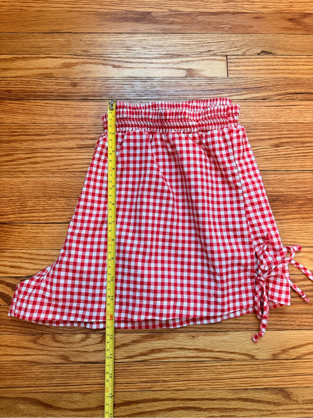 Wild Fable Red Gingham Elastic-Waist Shorts - Picture 10 of 10